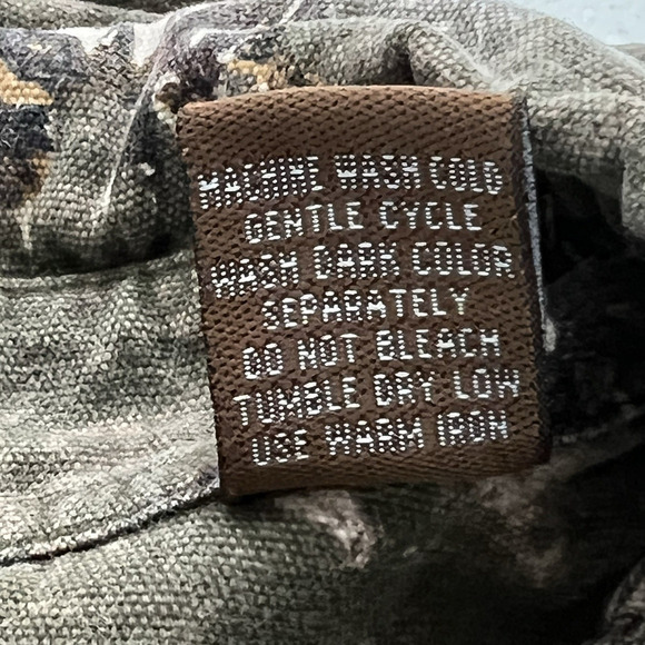 North River Button Down Shirt Mens‎ LT Long Sleeve Hunting Outdoor Deer Camo - Picture 11 of 13